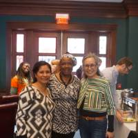 Drs. Paola Leon, Dianne Green-Smith, and Lihua Huang, Social Work professors